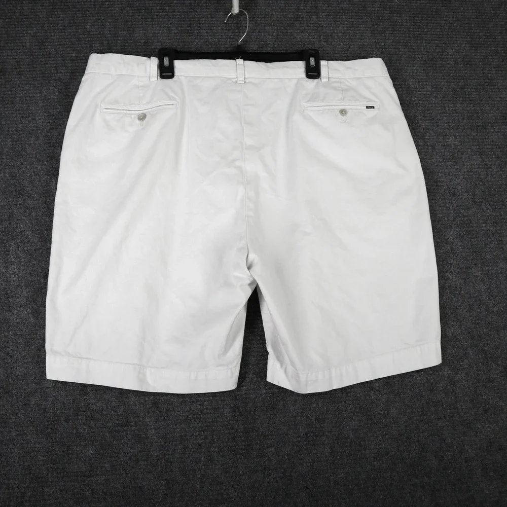 Polo Ralph Lauren Shorts Mens 46B White Chino Cotton Twill Casual Summer